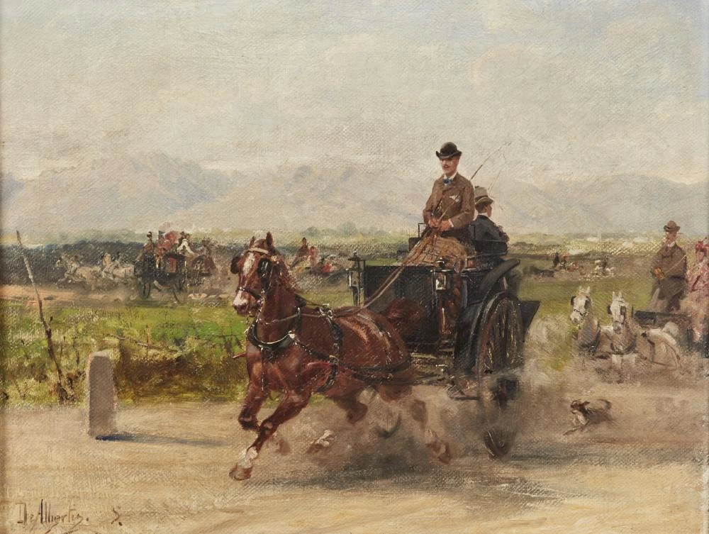Paesaggio con personaggi